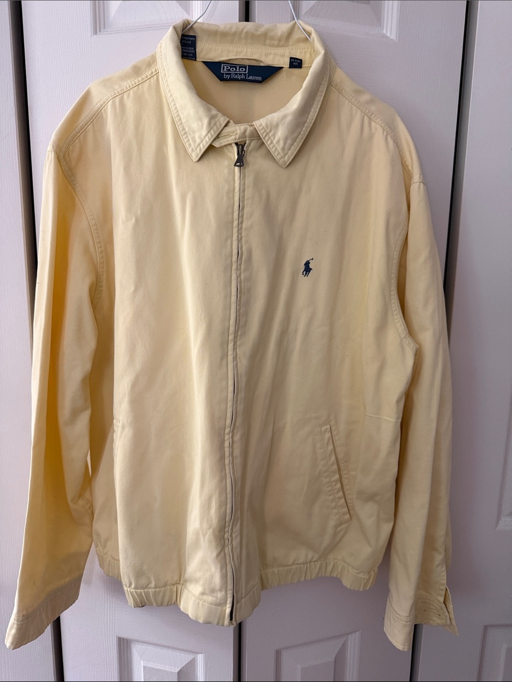 Polo by Ralph Lauren Pale Yellow Lightweight Zip Jacket